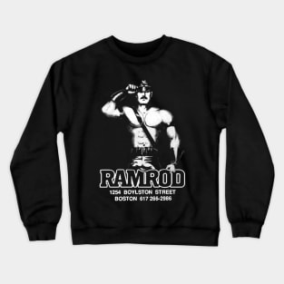 Ramrod Vintage Gay LGBT Boston Retro Leather Crewneck Sweatshirt